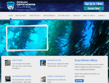 Tablet Screenshot of oceandefenders.org